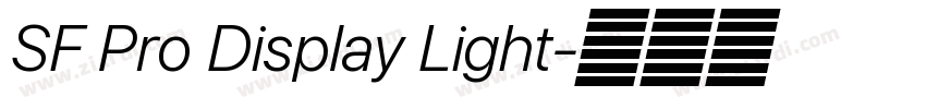 SF Pro Display Light字体转换 SF Pro Display Light字体转换